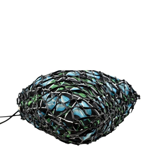 PRADA Rete Fabric Mesh Tote Bag Multicolor - Picture 9 of 12